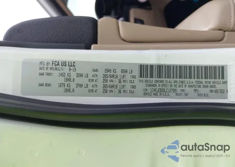 2020 Jeep Grand Cherokee Limited 4X2 из США, поврежденный, VIN 1C4RJEBG9LC127991